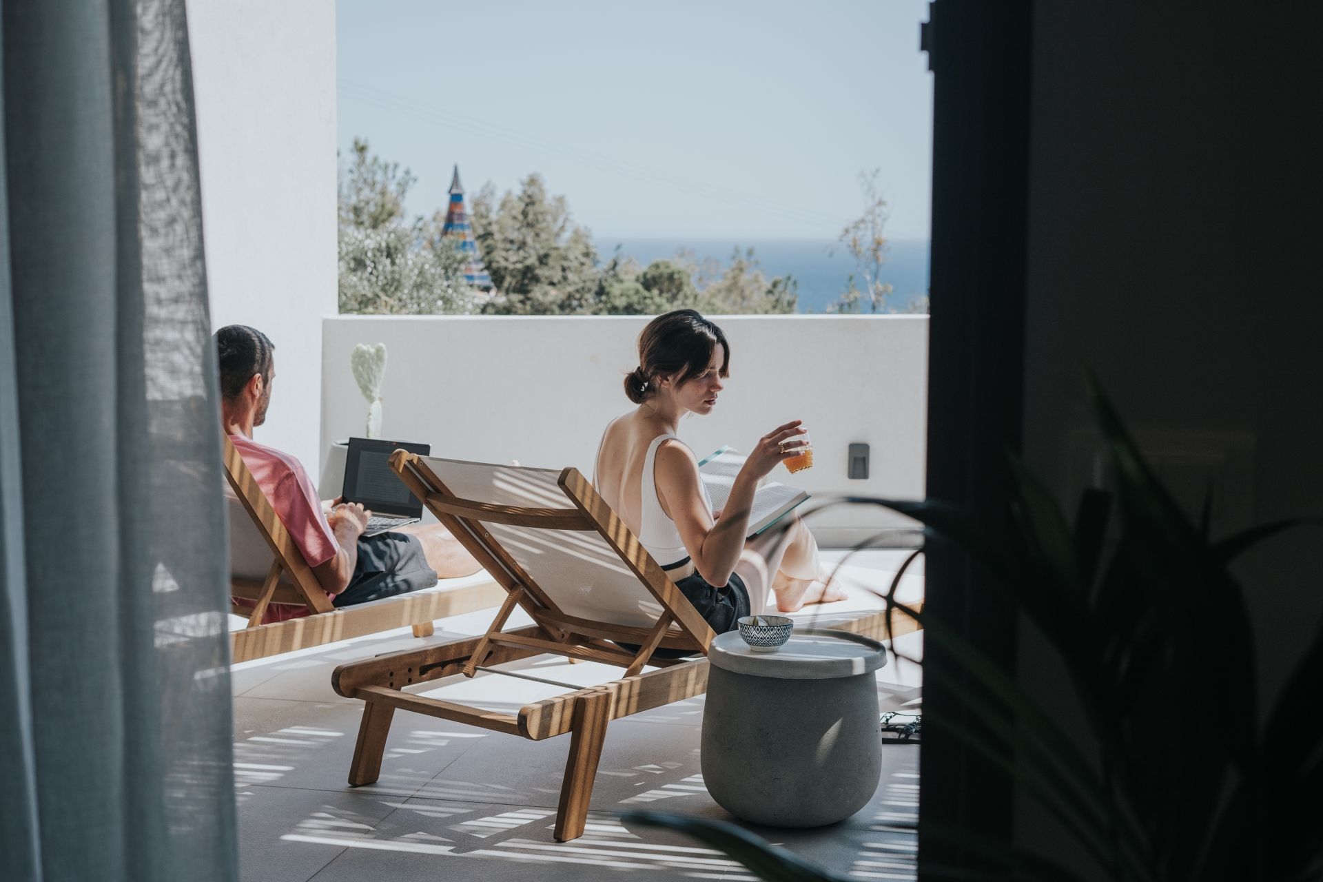 Deluxe Suite with Outdoor Jacuzzi & sea view (Lilium – Itea - Anemone)