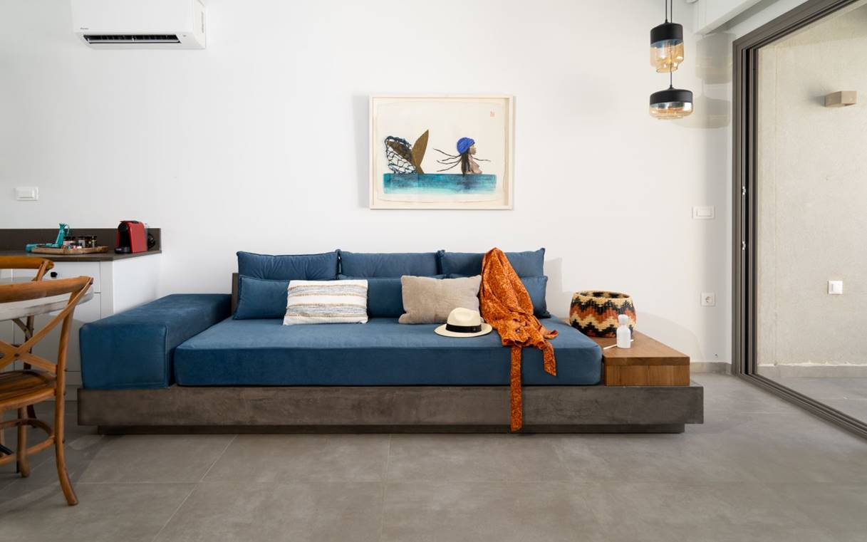 Grand Σουίτα με Εξωτερικό Jacuzzi και θέα στη Θάλασσα (Οlea)